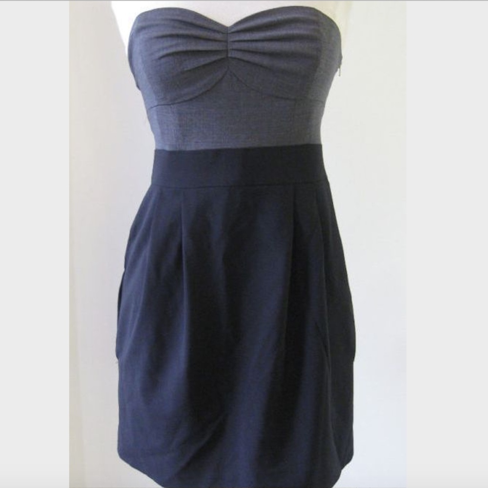 Wilfred | wool sweetheart strapless dress